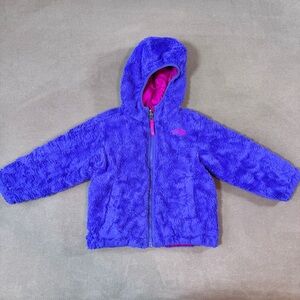 The North Face Infant Girls' Reversible Mossbud Swirl Hooded Jacket 3T